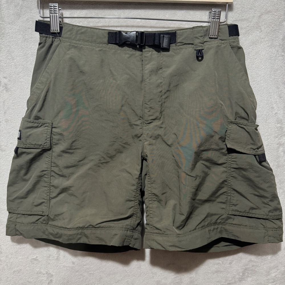 REI Sahara Convertible Cargo Shorts Green Womens Size 8 UPF 50 Hiking Outdoor